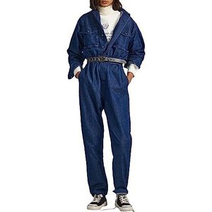 Pepe Jeans Odile Indigo Jumpsuit voor dames, Blauw (Denim), XL