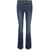 VERO MODA Dames Jeans, donkerblauw (dark blue denim), XL / 30L