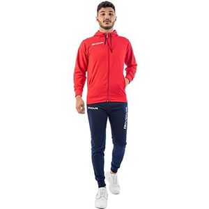 GIVOVA Overall King Cotton Terry (poker), Rood/Blauw, L