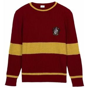 CERDÁ LIFE'S LITTLE MOMENTS - Harry Potter gebreide trui voor dames en heren met ronde hals en lange mouwen in jersey-stijl, officieel Warner Bros gelicentieerd product, Rood, M