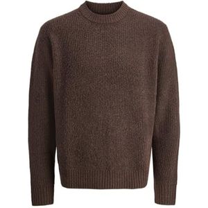 JACK & JONES Joryork Ollie Knit Crew Neck, Diepe mahonie, S