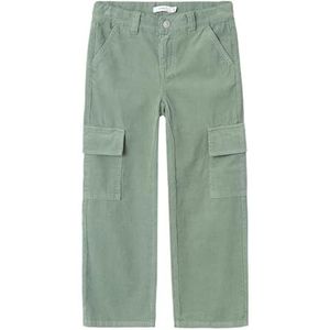 NAME IT Stoffen broek voor meisjes, Lily Pad, 116