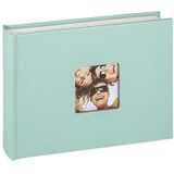 walther design fotoalbum mintgroen 22 x 16 cm met omslaguitsparing, Fun FA-207-A