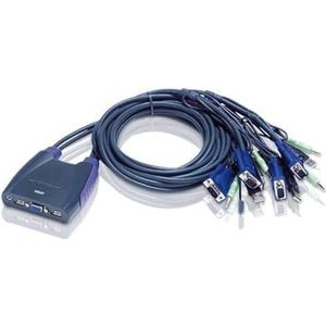 ATEN 4-poorts USB VGA KVM-switch met audio