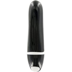 Vibe Therapy Mini-vibrator, gelakt, harde schaal, zwart