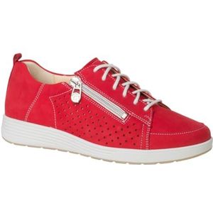 Ganter Kerstin Sneakers voor dames, rood, 37.5 EU Breed