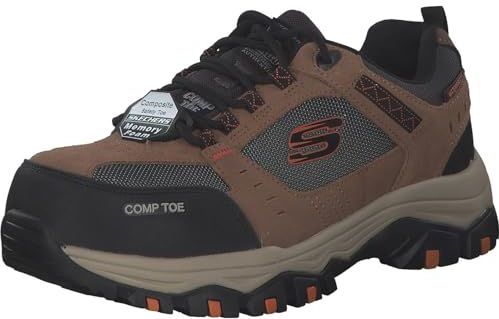 Skechers - Greetah - Sneakers - Heren - Halfhoog - Waterdicht - Composiet Veiligheidspunt