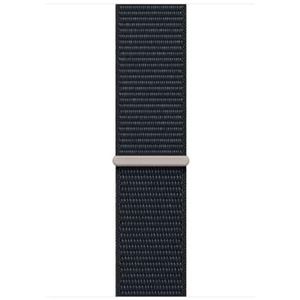 Apple Watch Band - Geweven sportbandje - 45 mm - Middernacht - Extra large
