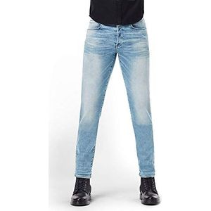 G-Star Raw heren Jeans 3301 Regular Tapered Jeans, Blau (Sun Faded Aqua Marine C300-b469), 29W / 34L