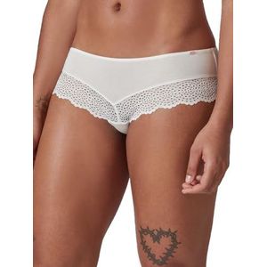 Skiny Dames Bamboo Lace Hipster Broekje, ivoor, 42