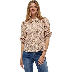 Desires Dames Helga Shirt, Oester Grijs Pr, XS