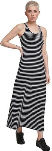 Urban Classics - Damesjurk - Zwart - Lange Racerback Jurk