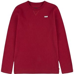 Levi's Kids Ls thermische top L/S T-stuk voor jongens, Chili Peper, 14 Jaren