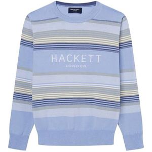 Hackett London Multi Stripe Knitwear, Blauw (Multi Blue), 9 Jaar, Blauw (Multi Blauw), 9 jaar