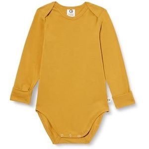 Müsli by Green Cotton - Cozy Me L/S Body - Mosterd - Uniseks Baby Ondergoed