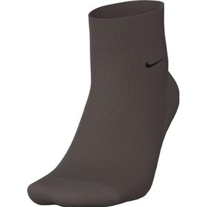 Nike Dames W Nk Sheer Ankle 1Pr - 200, Ironstone/Black, FJ2239-004, L