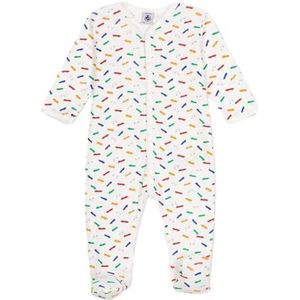 Petit Bateau A09QD pyjama voor kinderen, marshmallow/meerkleurig, 1 Mois, Marshmallow/Multico, 0 Maanden