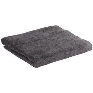 Cofan Douchehanddoek | model steen | kleur antraciet | 100% katoen | gewicht 580g / m² | afmetingen 70 x 140 cm0 cm