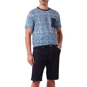 TOM TAILOR Uomini Bermuda jeansshort 1031270, 10114 - Clean Dark Stone Blue Denim, 29