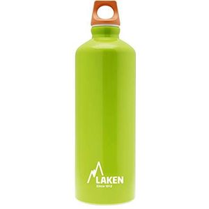 Laken Unisex – volwassenen aluminium groen, BPA aluminium drinkfles Futura 0,75 liter, PBA vrij