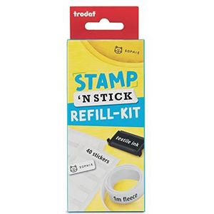 Stamp 'N Stick Refill Kit - Ga door met het gebruik van uw stempel en personaliseer kinderen uniformen en bezittingen