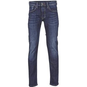 Pepe Jeans Cash Jeans voor heren, Blauw (Denim-z45), 33W / 32L