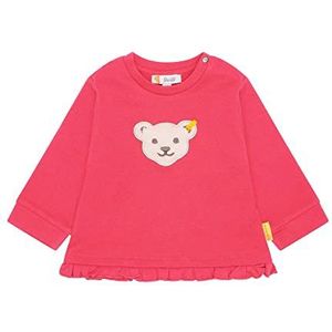 Steiff Klassiek sweatshirt voor babymeisjes, framboos, 86 cm