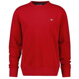 GANT REG Shield C-Neck Sweat, robijnrood, S