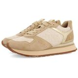 Gioseppo - Ardagger - Sneakers - Beige - Vilt - Strass - Metallic Accenten