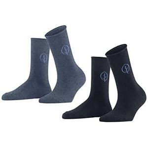 Esprit Forest Lyocell Sokken voor dames, dun, effen, 2 paar, meerkleurig (assortiment 20)., 35-38 EU