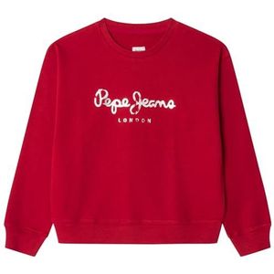 Pepe Jeans Meisjes ANNIE Sweatshirt, Rood (DEEP ROOD), 6, Rood (diep rood), 6 jaar