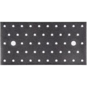 Alberts 822996 DURAVIS geperforeerde plaat, diamantzwart