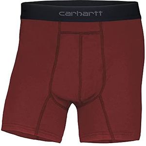 Carhartt Men's 5"" Inseam Basic Cotton-Polyester 2-Pack Boxer Brief