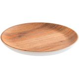 APS 85305 bord - Crazy Wood, diameter 15 cm, hoogte 1,5 cm