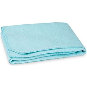 Julius Zöllner Jacquard Katoenen Deken | Maat 75 x 100 cm | Gemaakt in Duitsland | 100% Katoen | Oeko-Tex Standaard 100 | Effen Mint