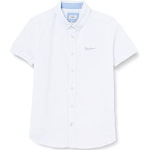 Pepe Jeans Jongen MISTERTON Shirt, Wit, 14 Jaar, Kleur: wit, 14 jaar