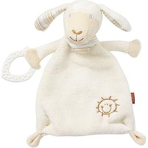 Fehn 154436 Schmusetuch Schaf – Schnuffeltuch mit Softbeißer – Zum Kuscheln für Babys und Kleinkinder ab 0+ Monaten ��– Maße: 25 cm