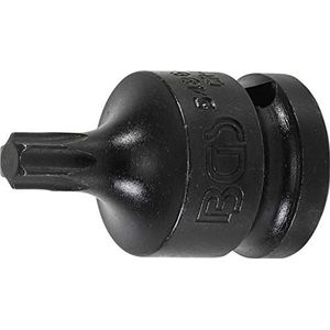 BGS 5486-T45 | Kracht dopsleutelbit | lengte 42 mm | 12,5 mm (1/2"") | T-profiel (voor Torx) T45