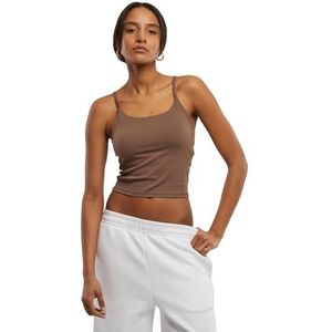 Haut de Sport - Cropped - Femme - Élastique - Noir