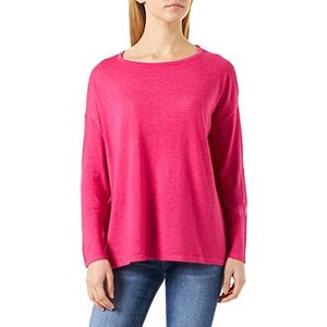 Vila VIABELLA O-Neck L/S Knit Top/SU - NOOS, Roze Yarrow/Detail:melange, L