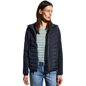 CECIL Dames B202033 Scuba jas met capuchon, Dark Navy Blue, M, donkerblauw., M