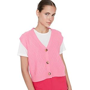 TRENDYOL Knitting Detailed Knitwear Sweater, roze, S, roze, S