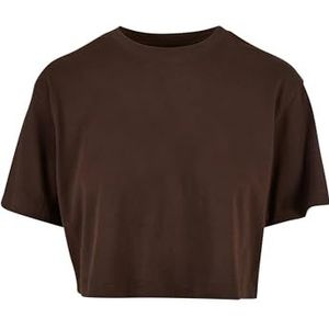 Urban Classics Dames T-Shirt Dames Short Oversize Tee in verschillende kleuren, maat XS - 5XL, bruin, 4XL