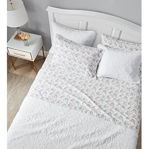 Laura Ashley Home - Twin Lakens, Katoenen Flanel Beddengoed, Geborsteld voor Extra Zachtheid & Comfort (Rosalie, Twin)