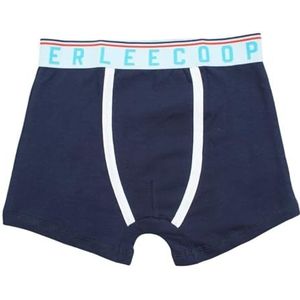 Lee Cooper, Boxer, kinderen, jongens, meisjes (6 tot 16 jaar), slip, shorts, ondergoed, kinderondergoed, zacht, warm, ademend, model GLC038 Kids S2-16A, blauw, Blauw, 16 ans