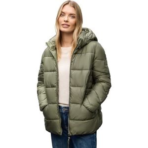 STREET ONE - Gewatteerde Jas - Lichen Green - Met Capuchon