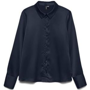Vmmerle Ls Shirt WVN Ga Noos, navy blazer, L