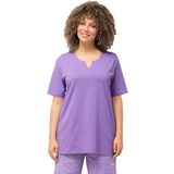 Ulla Popken - Shirt - Effen - Jersey - Halve Mouw - Losse Pasvorm