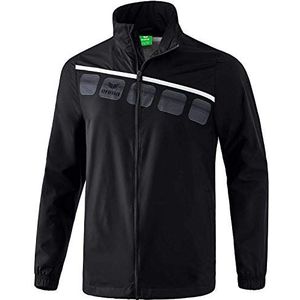 Erima Kinderjas 5-C voor alle weersomstandigheden, zwart/wit, 128