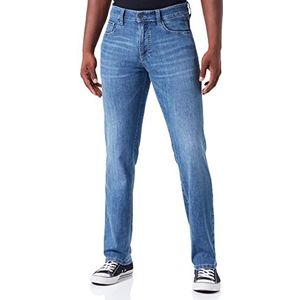 camel active Regular fit jeans ritssluiting 5-pocket middenblauw, blauw, 33W x 36L